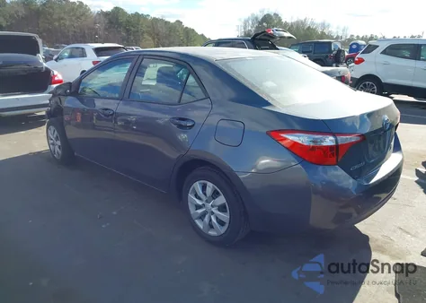 2016 Toyota Corolla Le from USA, damaged, VIN 2T1BURHEXGC669071